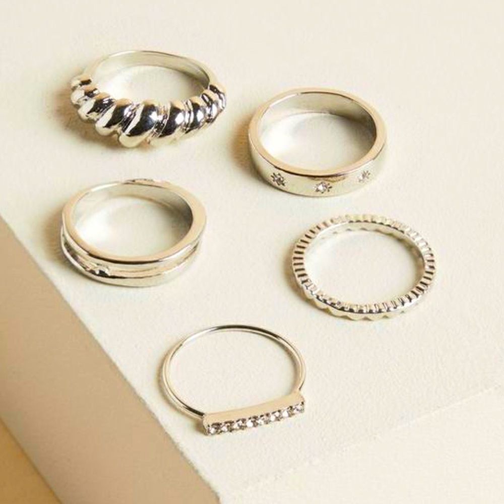 Torrid Celestial Pave Ring Set